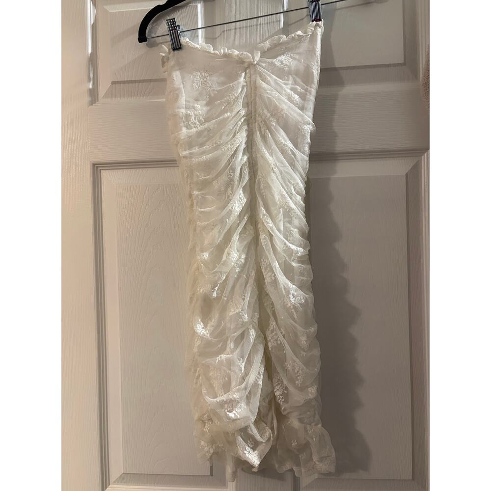 White lace dress